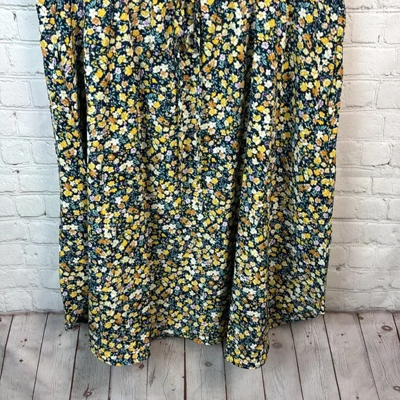 BloomChic Floral V Neck Elastic Waist Sleeveless Pocket Dress Plus Size 2X - Picture 6 of 7